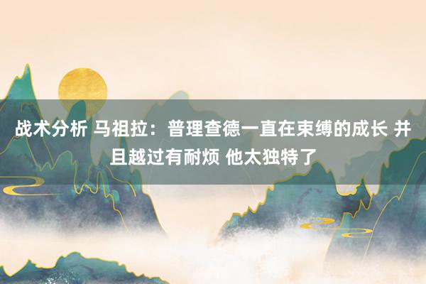 战术分析 马祖拉：普理查德一直在束缚的成长 并且越过有耐烦 他太独特了